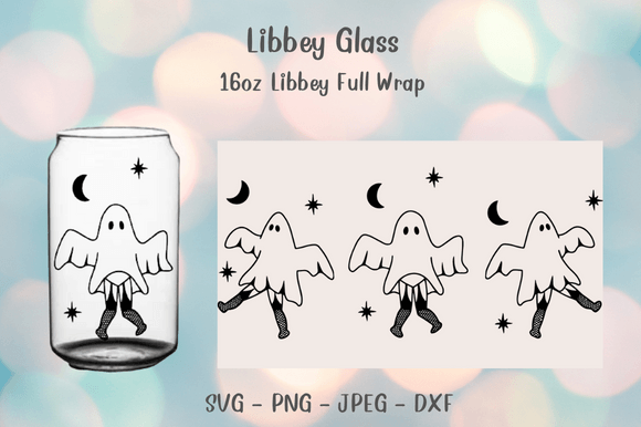 Dancing Funny Ghost Can Glass Svg Review