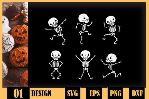Dancing Skeletons Funny Halloween Design Review