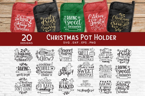 Funny Christmas Pot Holder Svg Bundle Review