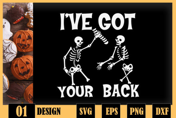 Halloween I Got Your Back Funny Skeleton Review