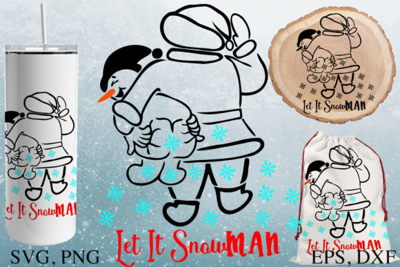 Let It SnowMAN SVG: A Designer’s Take